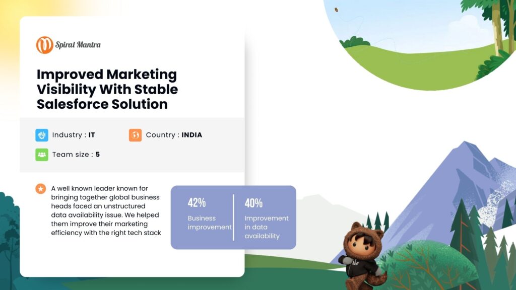 Improved Marketing Visibility With Stable Salesforce Solution