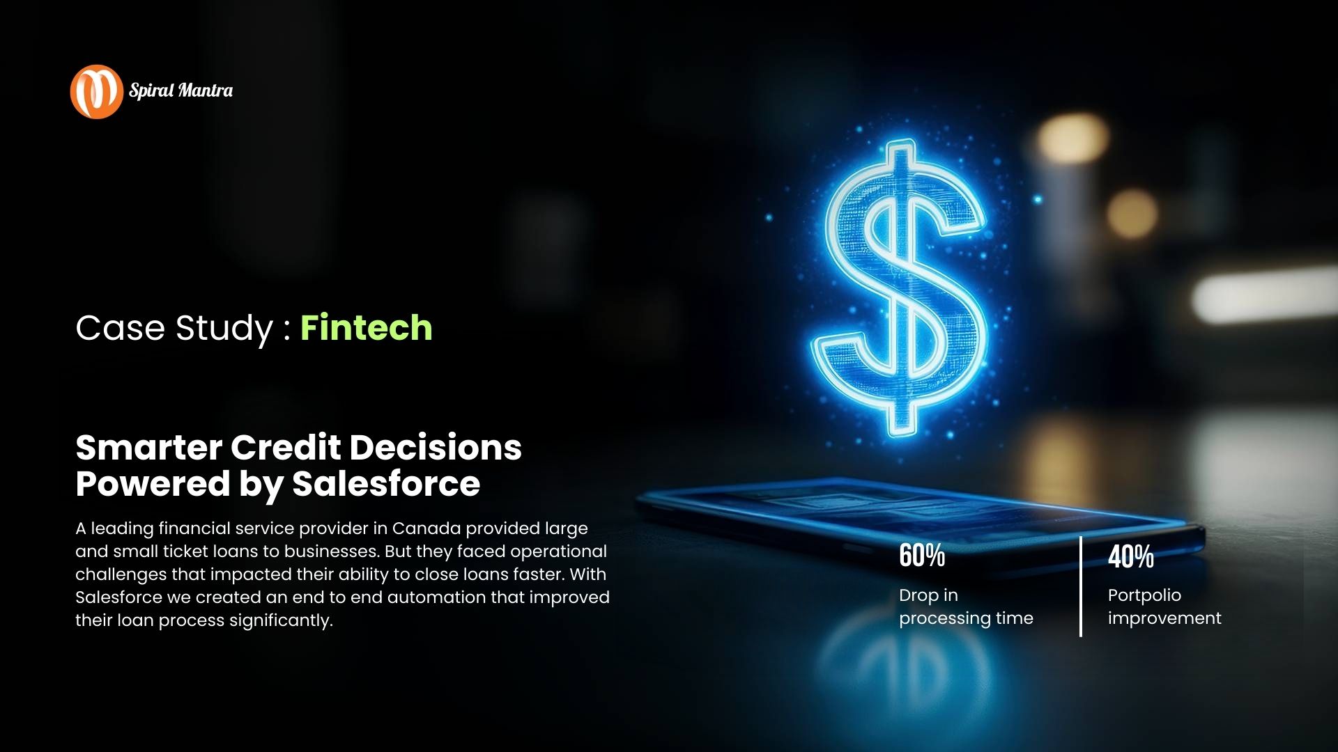 Smarter Credit Decisions Powered by Salesforce